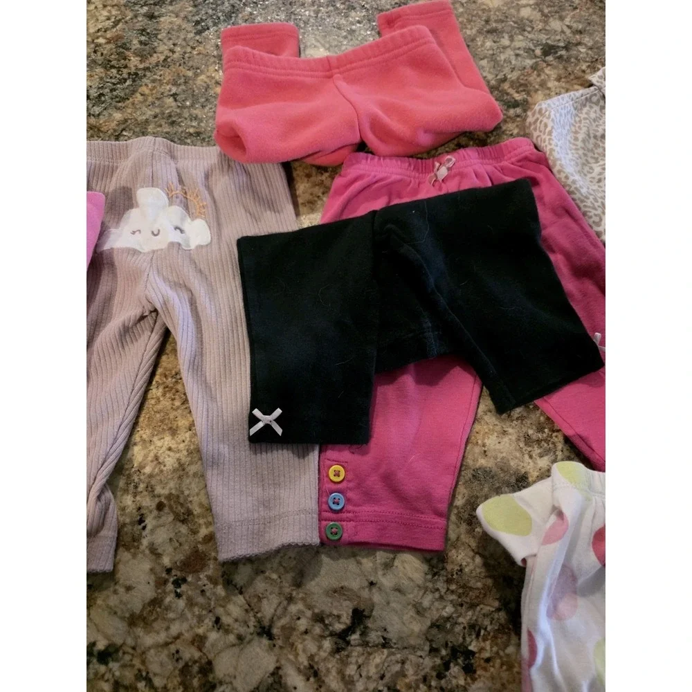 Carter Just ONE You 6M. Baby Girl. Sweats Leggings. Lot Of 18